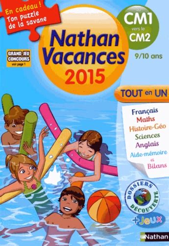 Nathan Vacances Du Cm1 Vers Le Cm2 910 Ans De Jocelyne Boulard Livre