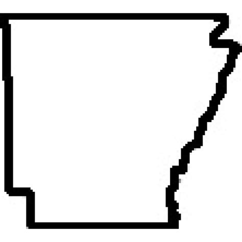 Arkansas Map Outline Clipart Best Clipart Best