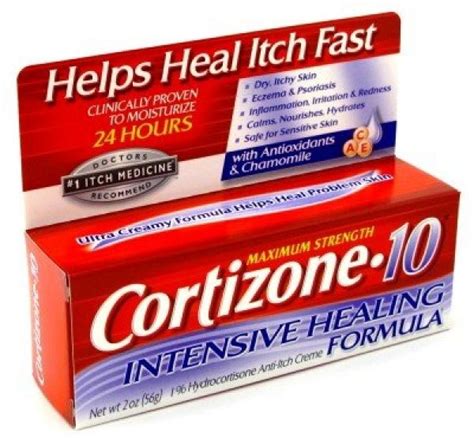 Cortizone 10 Max Strength Cortizone 10 Intensive Healing Formula 2oz
