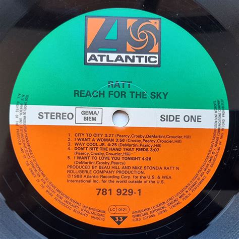 Ratt Reach For The Sky Vinyl Shopcz
