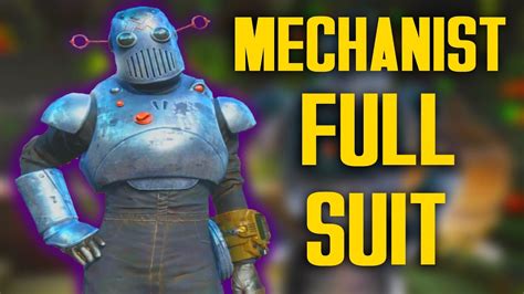 Fallout Automatron Mechanist Armor Helmet Is It Worth It Youtube