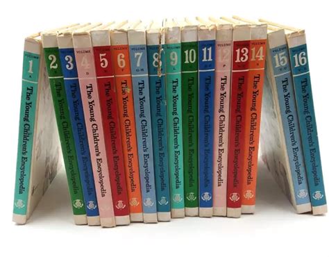 Vintage 1970 The Young Childrens Encyclopedia Britannica Set 1 16