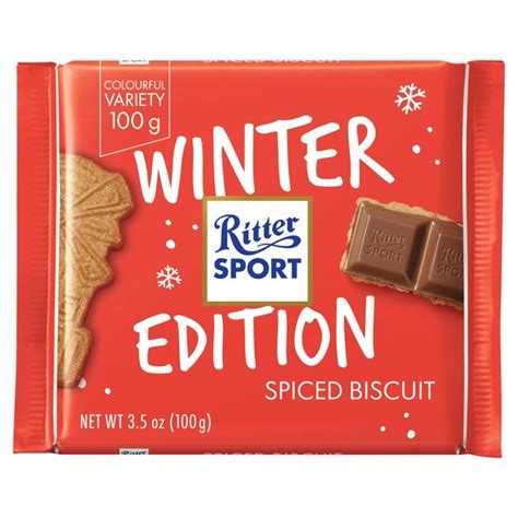 Ritter Sport Spiced Biscuit 100g British Online British Essentials
