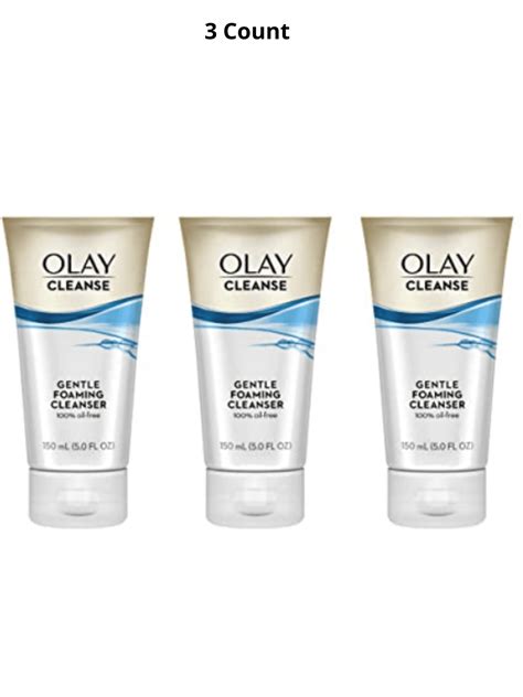 Face Wash By Olay Gentle Clean Foaming Cleanser 5 Fl Oz Pack Of 3