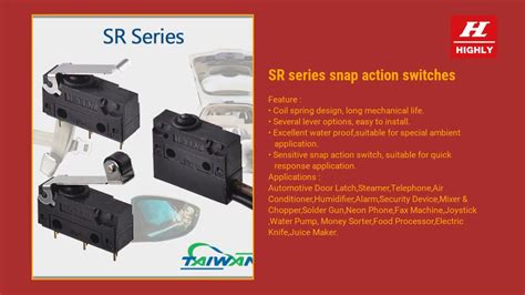 Z Series Snap Action Switch Highly Electric Co Ltd Taiwantrade