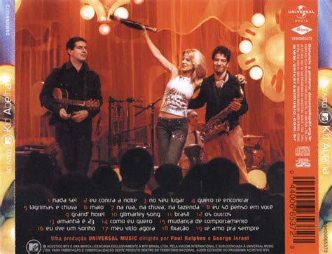 Letras de músicas de kid abelha como 'como eu quero', 'na rua, na chuva, na fazenda', 'pintura íntima', 'nada por mim', 'lágrimas e chuva', 'nada sei (apneia)' e mais músicas para ouvir! Cd Original Kid Abelha - Acustico Mtv - R$ 18,00 em ...