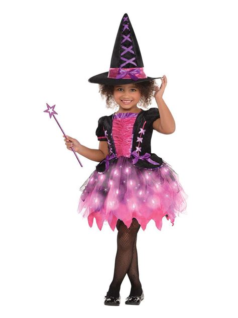Amscan Child Sparkle Light Up Witch Costume