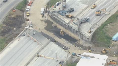 I 95 Reopening Date Collapsed Stretch Of Interstate 95 In Philadelphia To Reopen Within 2 Weeks
