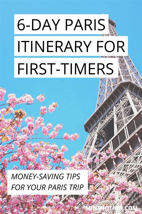 6 Day Paris Itinerary For First Time Visitors Paris Travel Tips