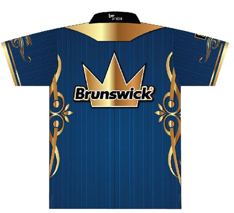 Brunswick Bluegold Dye Sublimated Shirt