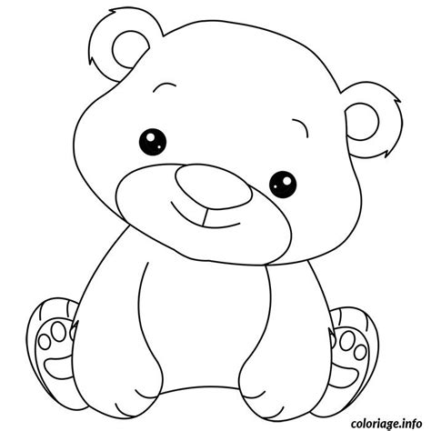 dessin de ourson  Les dessins et coloriage