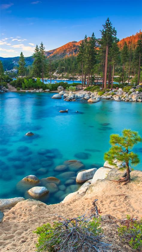 Sand Harbor Lake Tahoe At Sunset Nevada Usa Windows 10 Spotlight