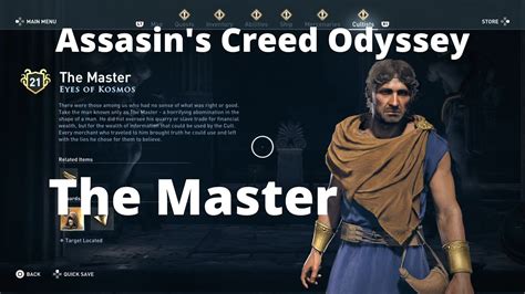 Assassins Creed Odyssey A Lifes Worth Side The Master Eyes Of