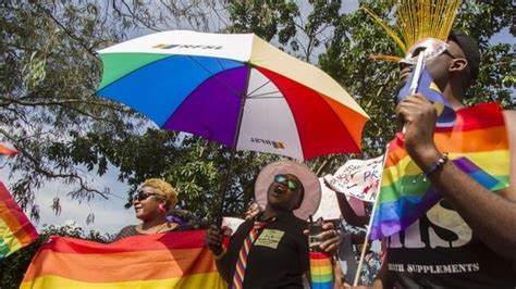ugandan activists celebrate at gay pride rally bbc news