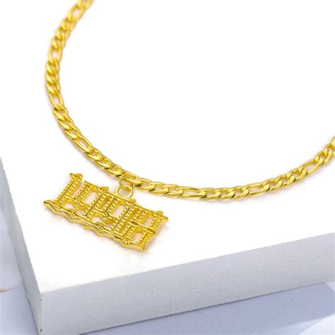 Stainless Steel Year Cuban Link Anklet 1985 2020 Jewelry 18k Gold