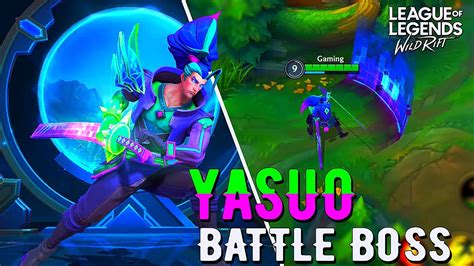 Battle Boss Yasuo Skin 13 League Of Legends Wild Rift Androidios