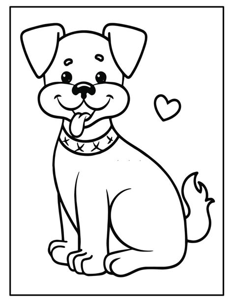 PRINTABLE Puppy Coloring Pages. Kids Party Games, Birthday Favor