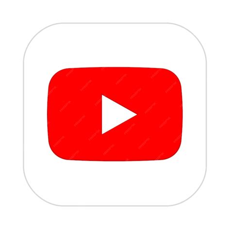 Premium Vector Youtube App Icon Social Media Logo Vector Illustration