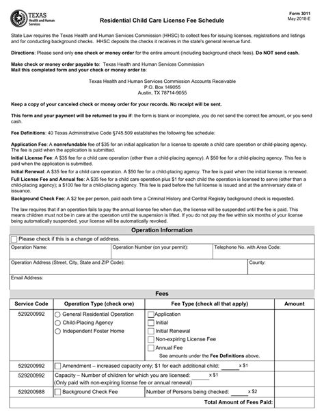 Form 3011 Fill Out Sign Online And Download Fillable Pdf Texas