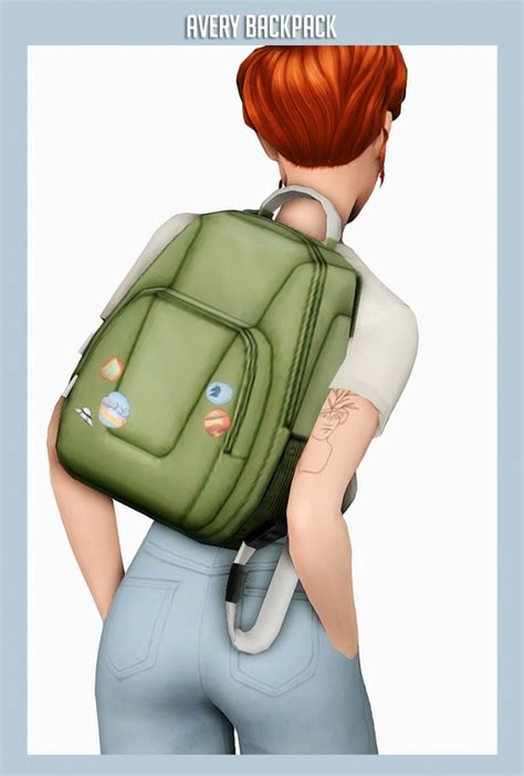 Cute Backpack For The Sims 4 The Sims 4 Pc Sims Four