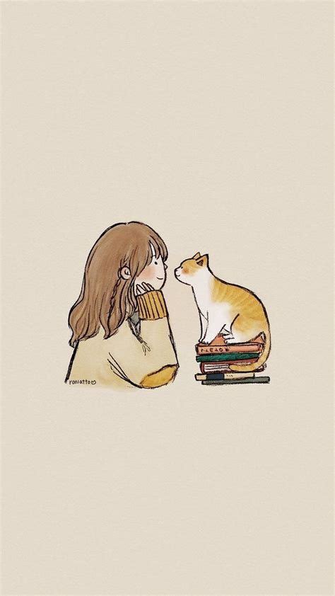 Pin Oleh Lauren Beasley Di Anime Seni Kucing Ilustrasi In 2021 Cat