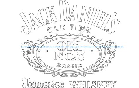 Jack daniels country cocktails jack daniels logo logo design template art logo vectors decoupage stencils cricut logos. Jack Daniel's Tennessee Whiskey logo - Download Vector