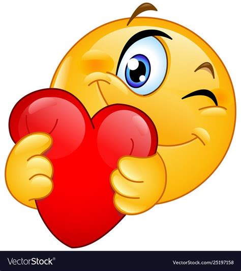 Iphone 6 wallpaper emoji love. Emoticon hugging heart Royalty Free Vector Image ...