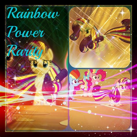Mlp Rainbow Power Rarity Collage By Krazykari On Deviantart