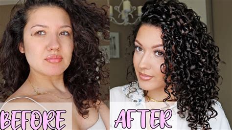 Curly Hair Routine Frizz Free Defined Curls Youtube