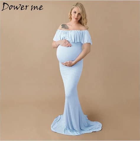 Maternity Dress Maternity Photography Props Sexy Maxi Dress Elegant Fancy Pregnancy Photo Shoot
