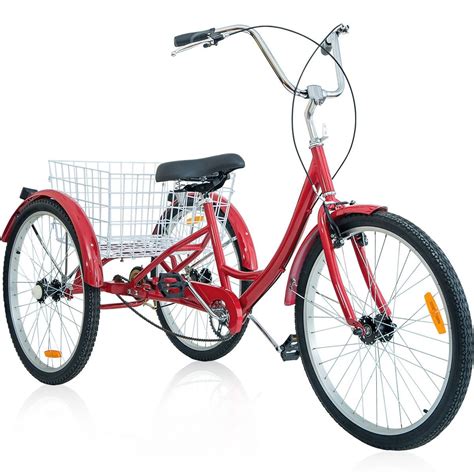 merax 26 3 wheel bike adult tricycle trike cruise bike multiple colors