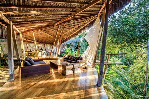 Luxurious Open Air Tree House Hidden In Brazilian Rainforest Jungle
