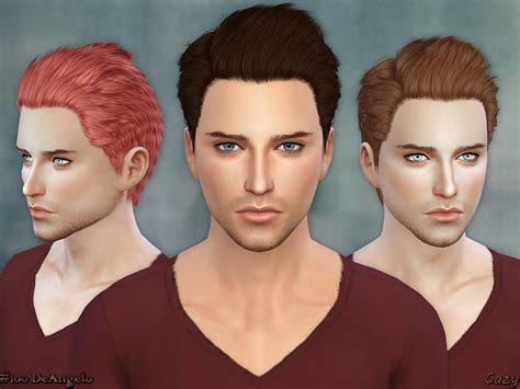 Cazys Deangelo Conversion Hairstyle Mens Hairstyles Best Sims Sims 4