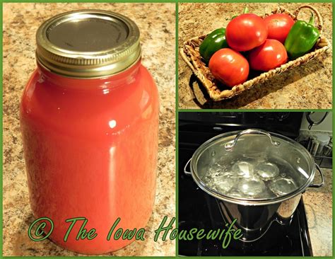 The Iowa Housewife Tomato Garden Juice Blend