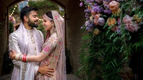 Anushka sharma and virat kohli have been dating for several years after meeting on the sets of a commercial. Virat Kohli Wishes Anushka Sharma on First Wedding ...