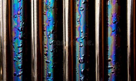 Rainbow Metal Texture Background Stock Photo Image Of Silver Shine
