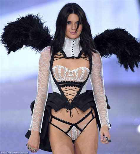 Kendall Jenner Wears Racy Red Lingerie At Victoria S Secret Fashion