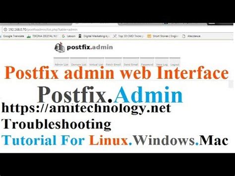 Setup And Configure A Mail Server With PostfixAdmin Mailserver Ubuntu Postfix Dovecot