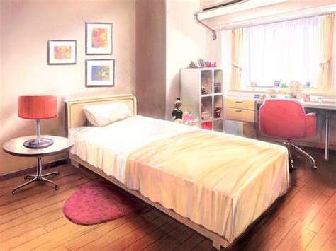 Anime Landscape: Bedroom (Anime Background) | Living room background