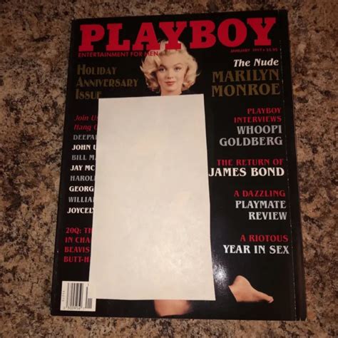 PLAYBOY MAGAZINE JANUARY 1997 Marilyn Monroe The Nude Marilyn Monroe