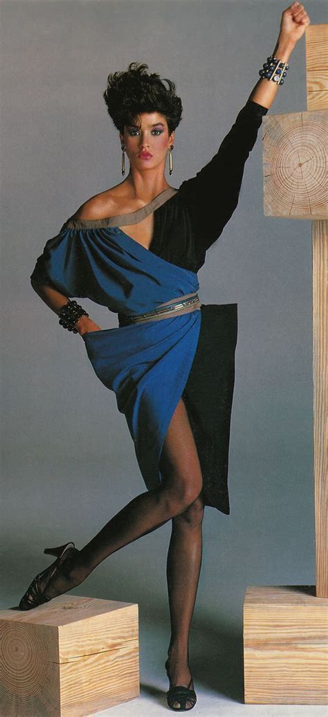 Young Janice Dickinson For Gianni Versace In 1983 It Was Said That If