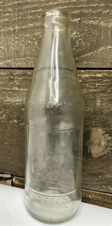 Vintage Dr Pepper Bottle 10 Fl Oz 10 2 4 No Deposit No Refill 3763853150