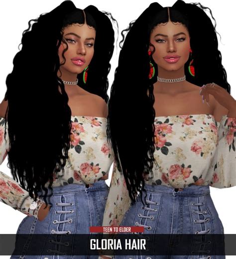 Gloria Hair By Thiago Mitchell At Redheadsims Sims 4 Updates