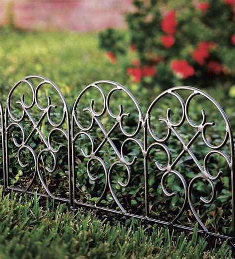 20 Scrolled Metal Garden Fence Homyhomee