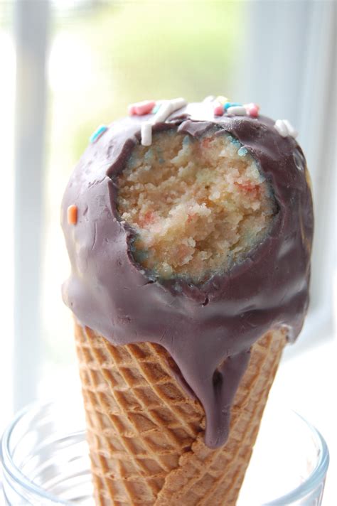 Cake Ball Cones The Perfect Ice Cream Treat