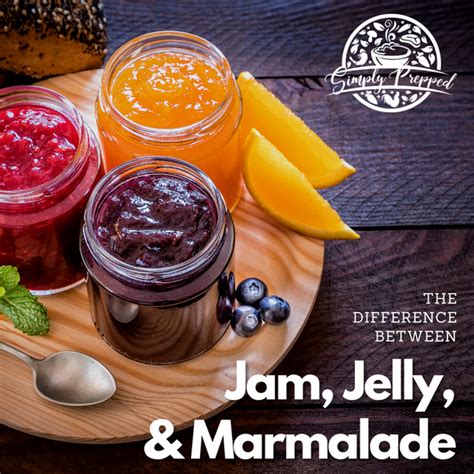 The Difference Between Jam Jelly And Marmalade