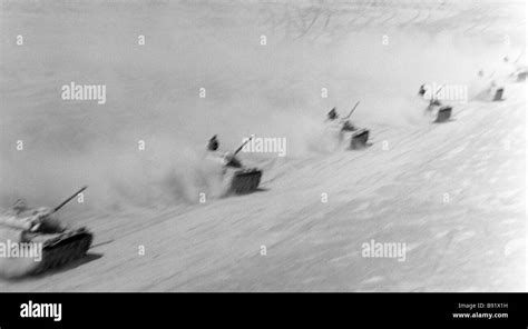 Soviet Tanks During Exercises Stock Photo Alamy