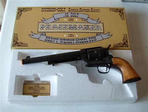 Hudson Colt 45 Saa Peacemaker Replica Prop Cap Gun 33424900