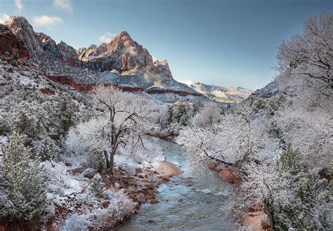Winter Morning Zion Photograph By Mark Christian