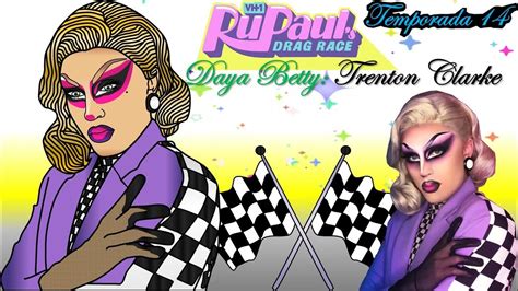 Rupauls Drag Race Daya Betty Trenton Clarke Versión Anime Youtube